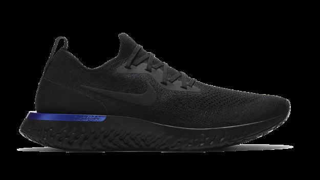epic react flyknit triple black