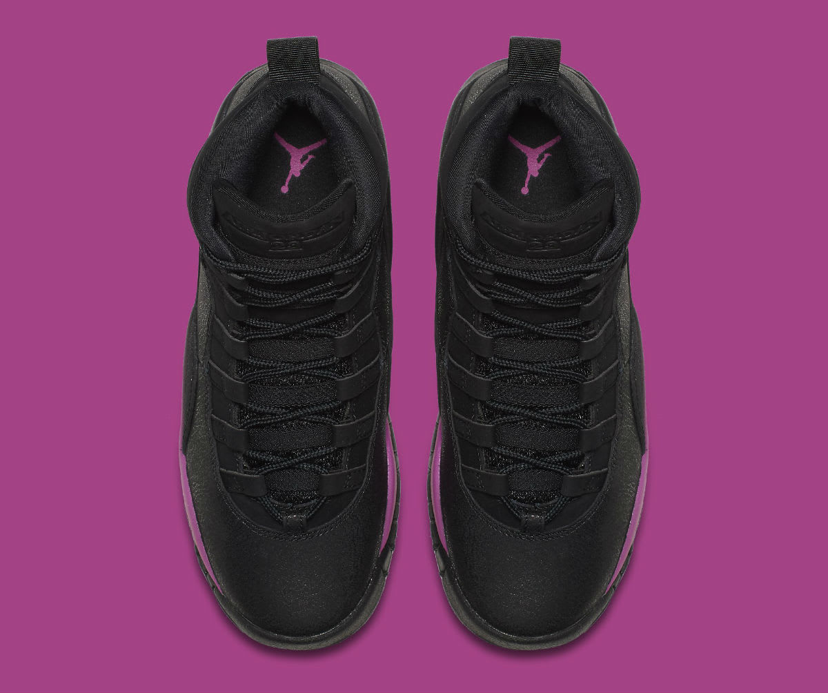 The Air Jordan 10 Gets Hit with a Blast of Fuchsia