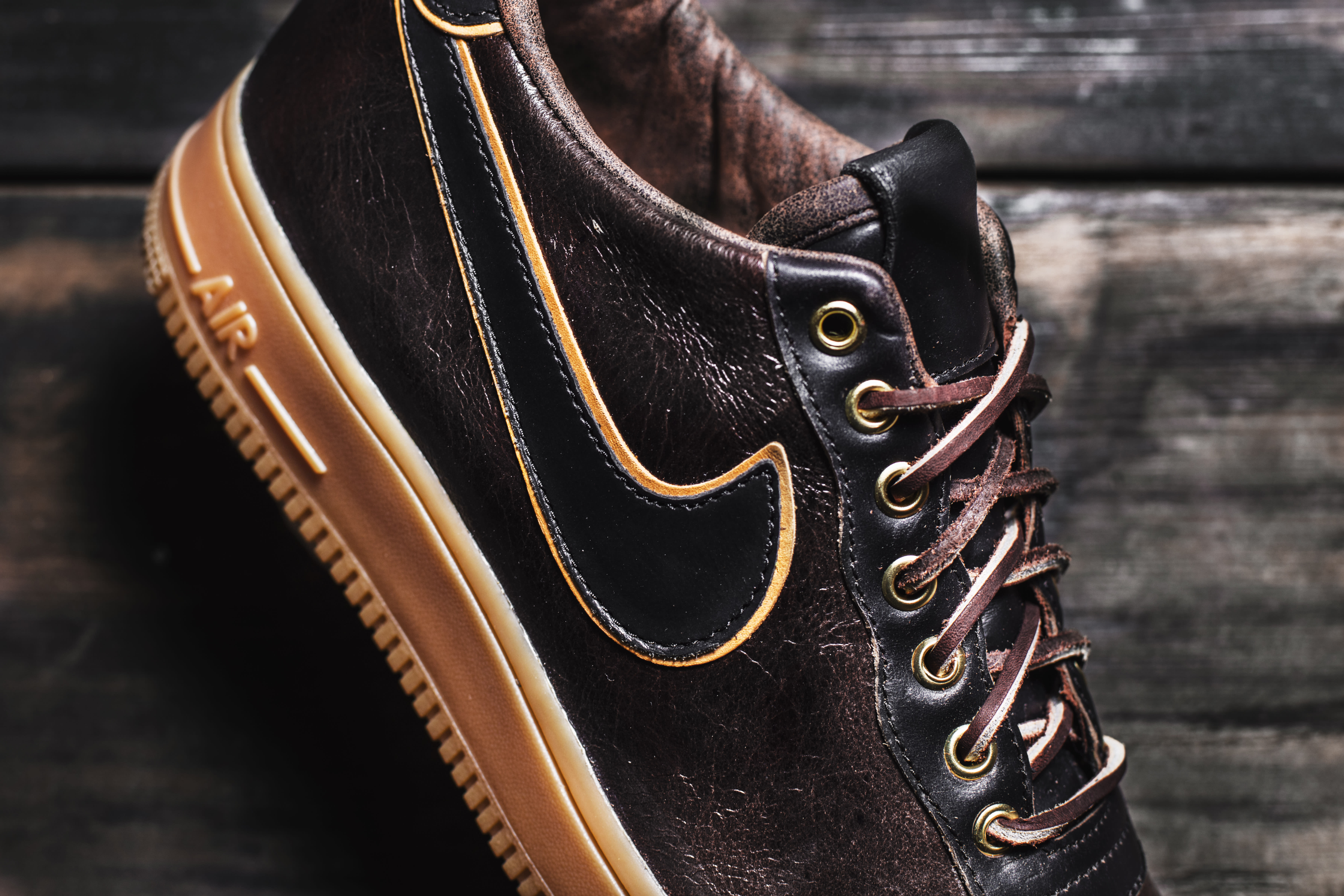 These Custom Air Force 1s Are Inspired by Jack Daniel's W