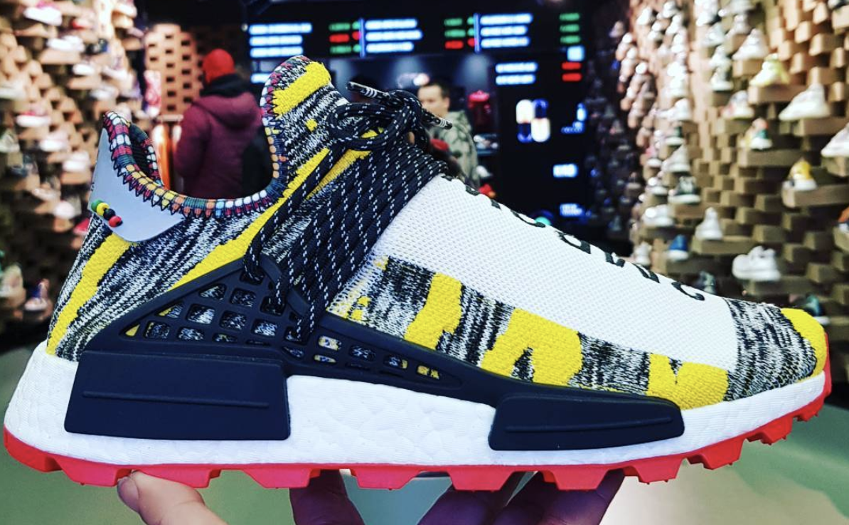 Samples of the Pharrell x Adidas NMD HU Afro Pack Leak