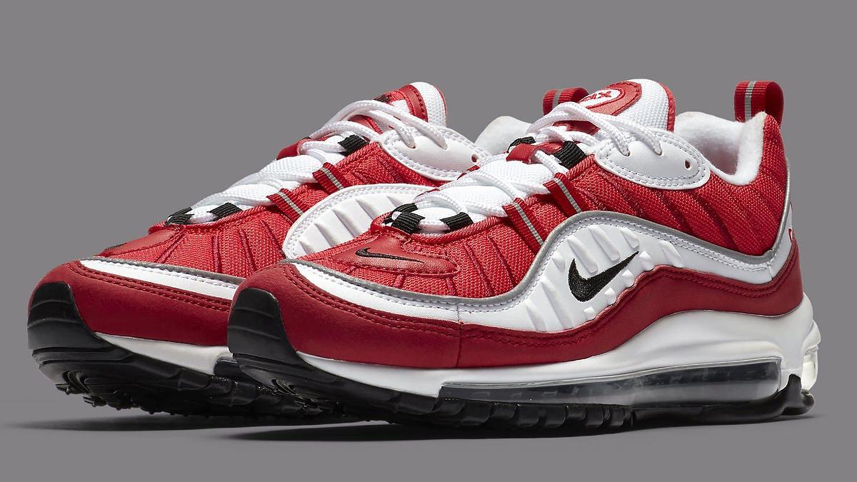 Gym Red Air Max 98s on the Way