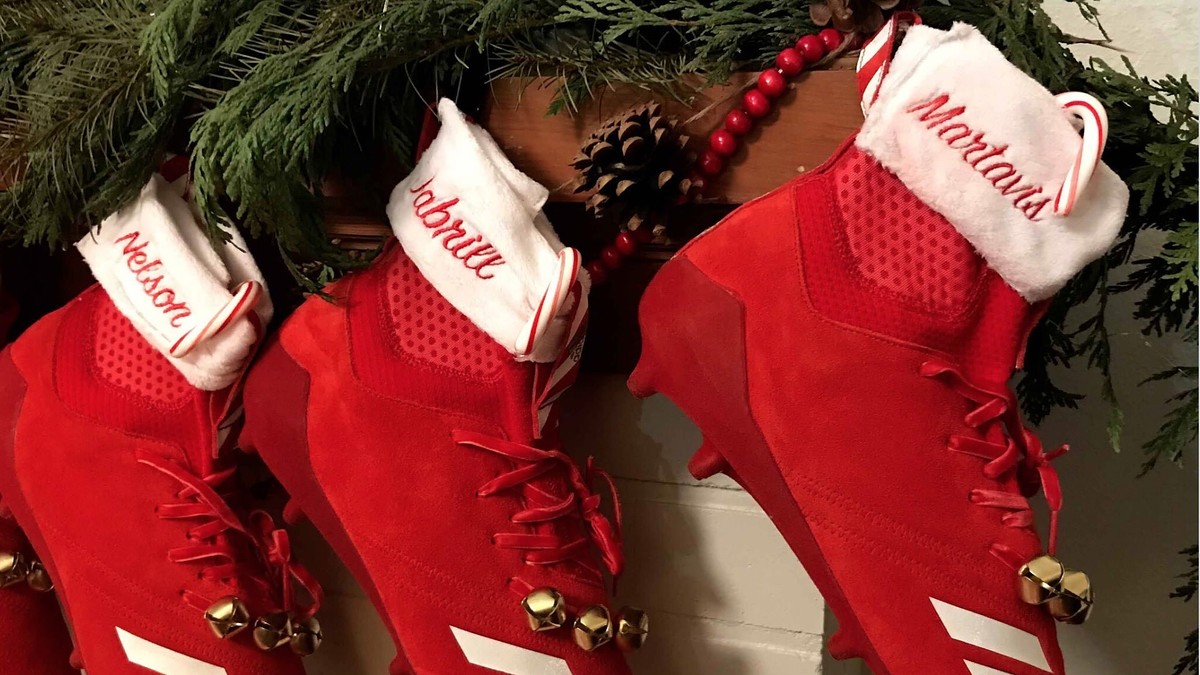 Adidas Christmas Cleats Look Like Actual Stockings