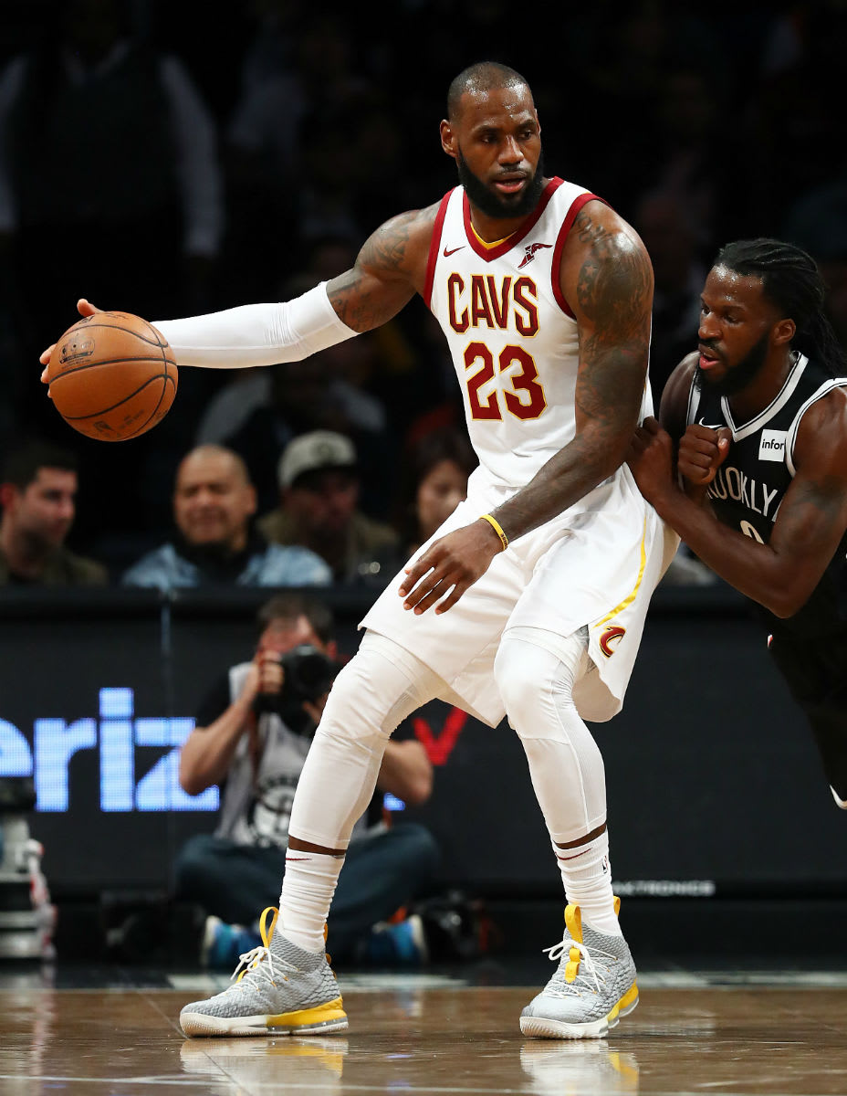 SoleWatch LeBron James Records Triple Double in Nike Le