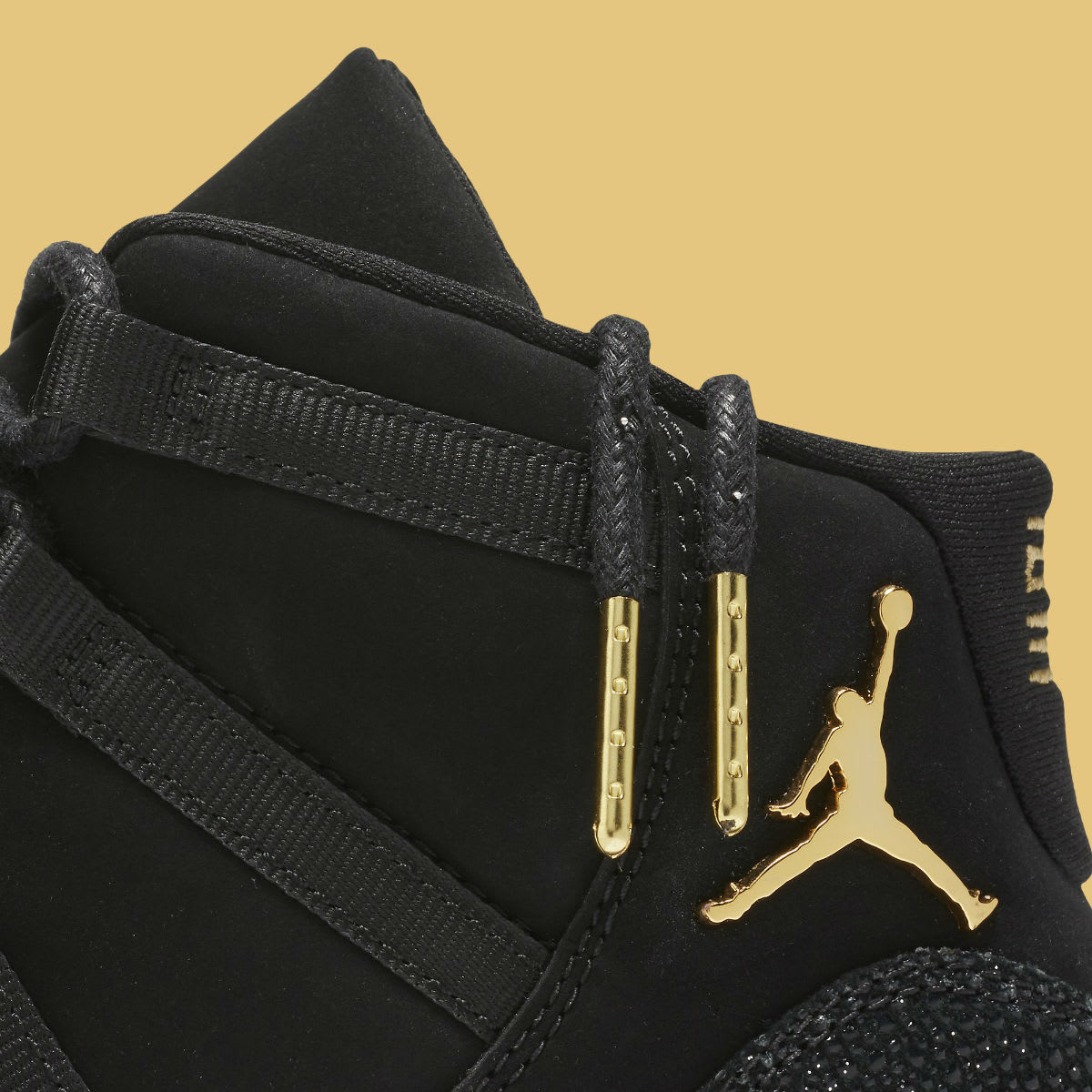 Jordan 11 heiress black gold best sale