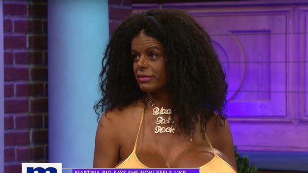 white lady turned black with melanotan Eamonn Meets Martina Big White woman who turned black