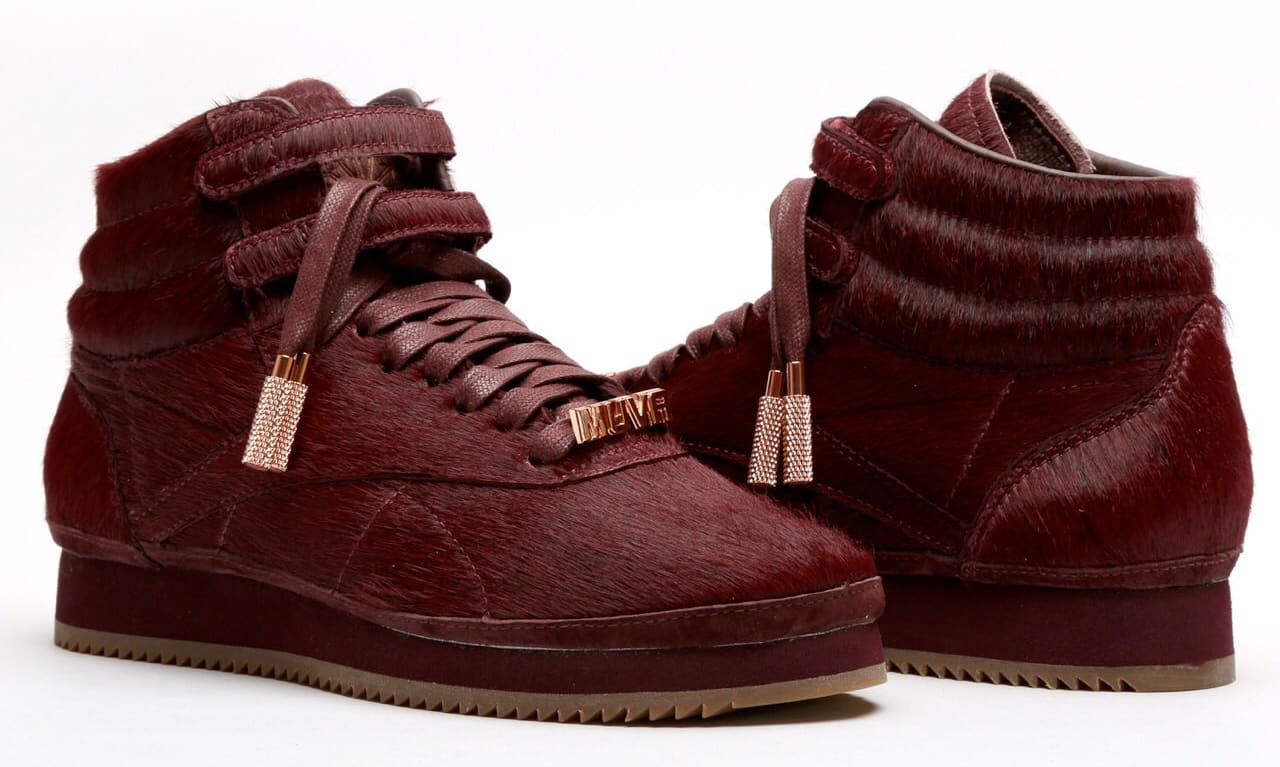 Up Close With Amber Rose s Muva Fuka Reebok Sneakers