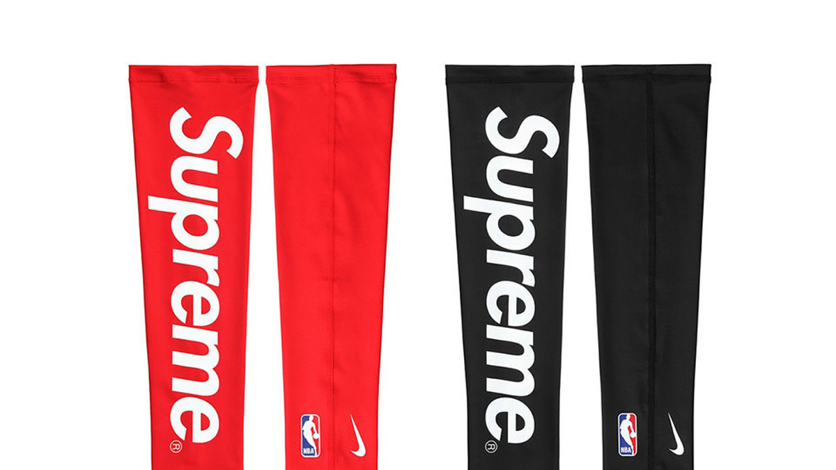 Hero Wears Supreme x Nike Shooting Sleeve in NBA Game