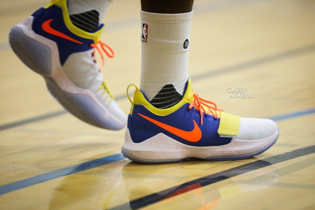 Paul George Spotted in Unreleased Nike PG1 Colorways