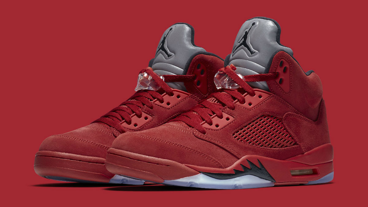 Jordan 5 Retro hotsell Red Suede