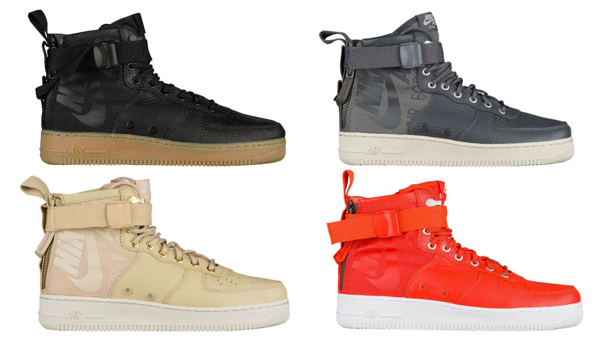 An Early Look at 7 Nike SF Air Force 1 Mid Colorways