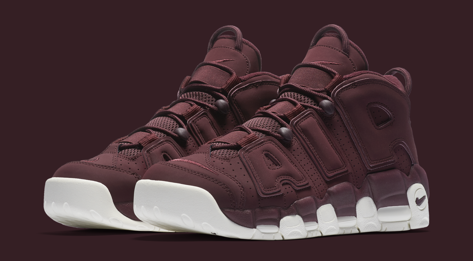 Night Maroon' Air More Uptempos Just Released via Nike