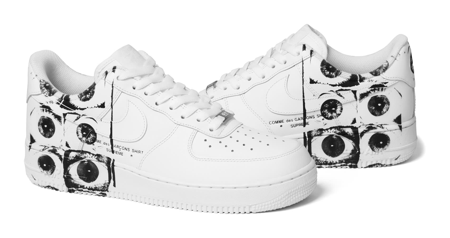 Nike Air Force 1 コムデギャルソン supreme Supreme x Comme des Garçons x Nike Air Force 1s Release This Week
