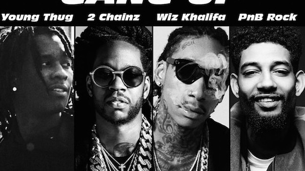 Young Thug, 2 Chainz, Wiz Khalifa and PnB Rock 