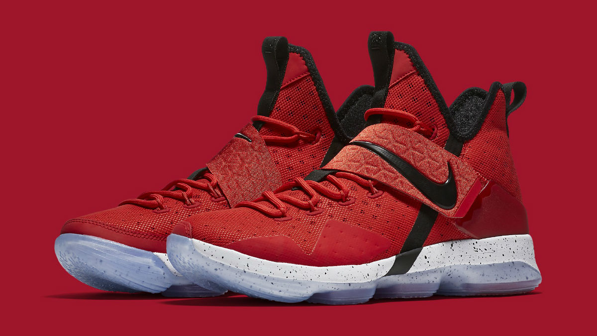 Nike lebron 14 university fashion red