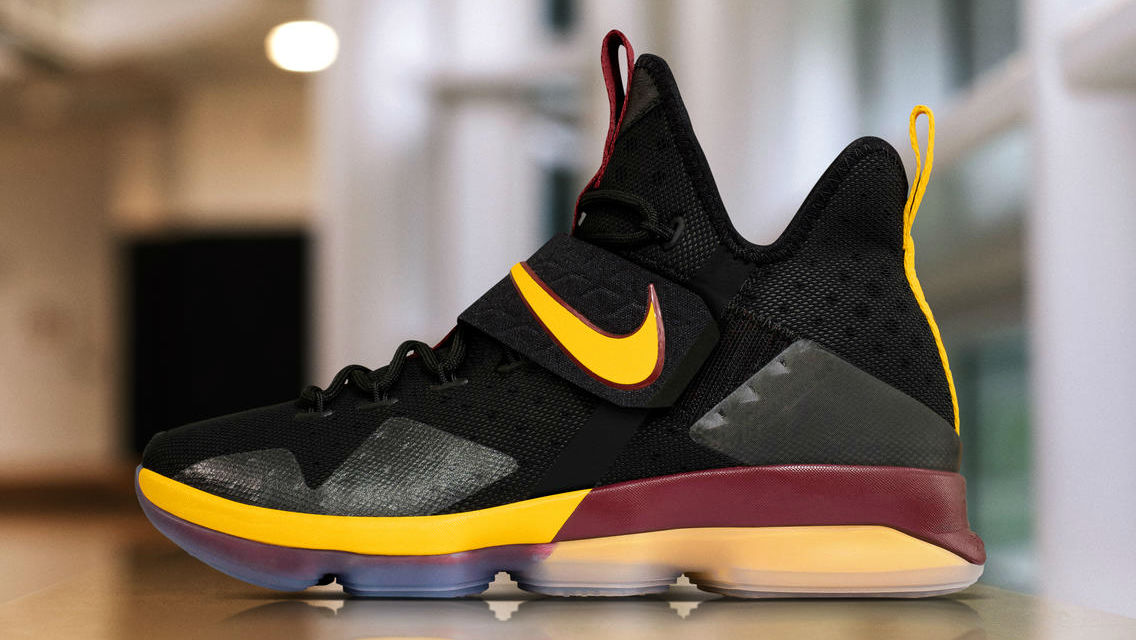 New Nike LeBron 14 PE Matches Cavs Alternate Uniforms