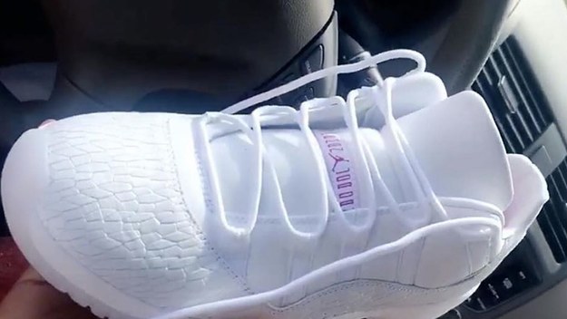 First Look at Frost White Air Jordan 11 Lows