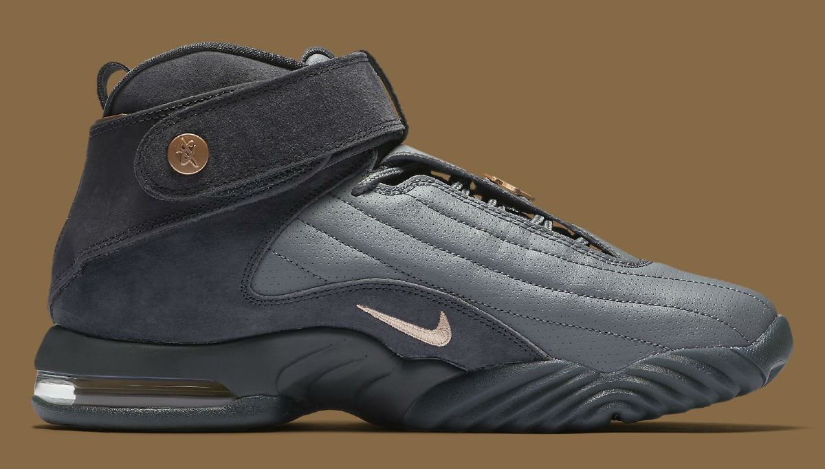 Nike Air Penny IV Black and Copper High-Top Sneakers JUST RELEASED | NIKE AIR FOAMPOSITE ONE BLACK/METALLIC  main image 4