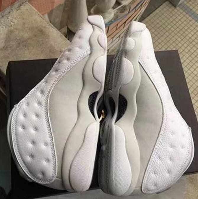 Jordan 13 white metallic silver best sale