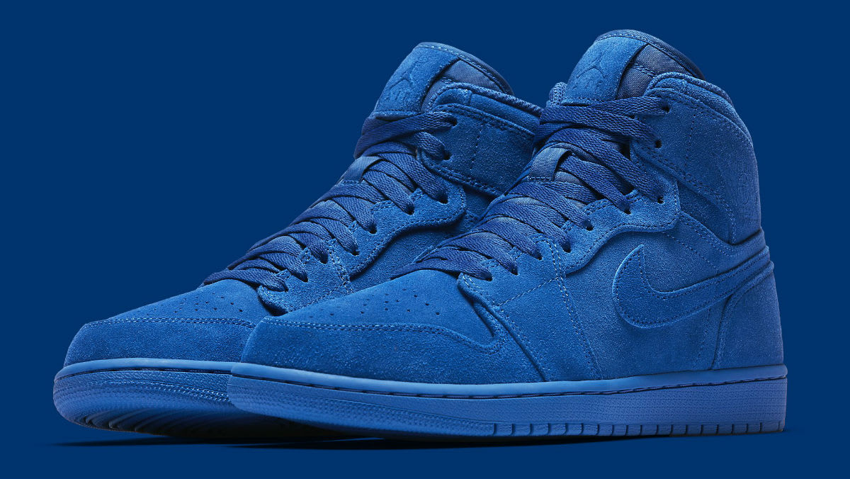 Red and Blue Suede Air Jordan 1s On the Way