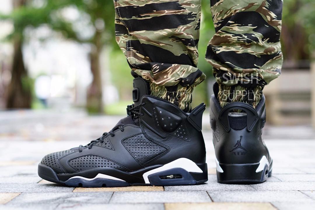 All black shops jordan 6