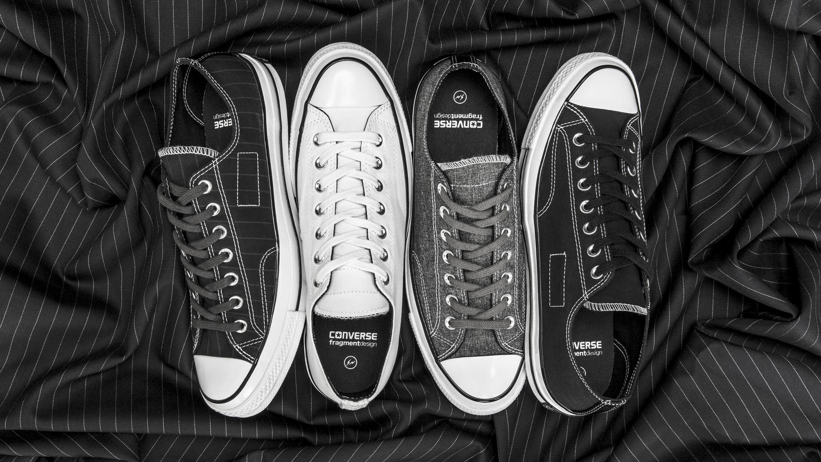 Converse and Fragment Made Tuxedo Sneakers