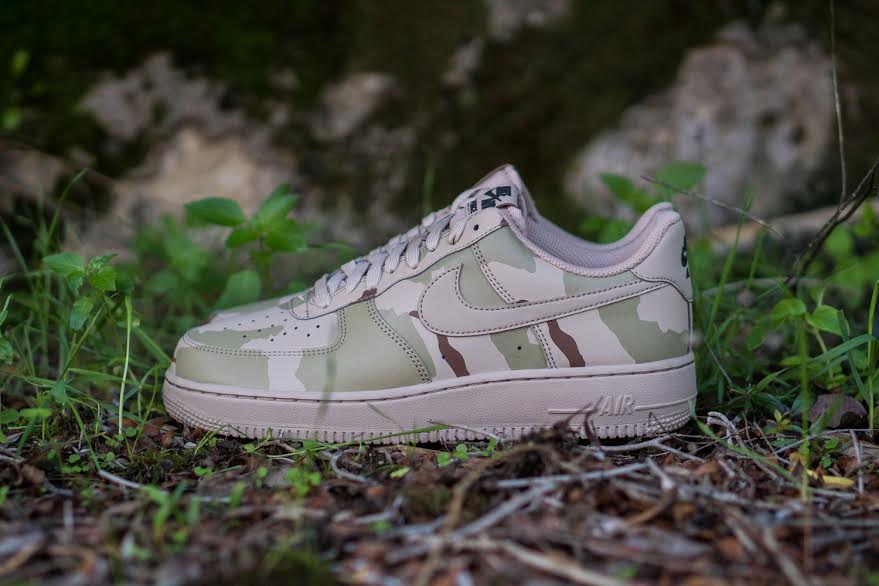 Air force 1 reflective desert camo best sale