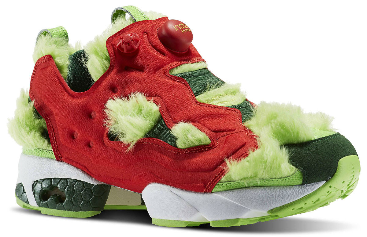 Reebok Made the Meanest Pair of Sneakers for Grinch Fans