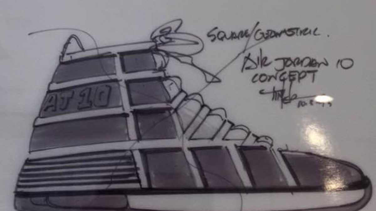 This Was Tinker Hatfield s Original Sketch for the Jordan