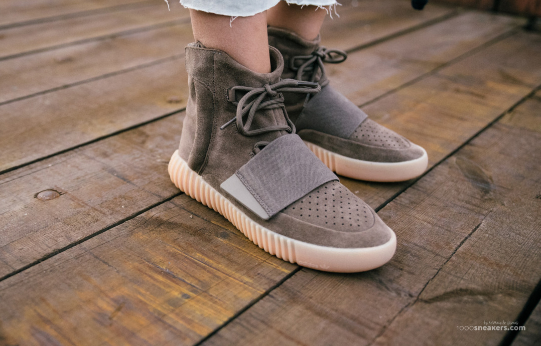 See What Chocolate Adidas Yeezy 750 Boosts Look Like On