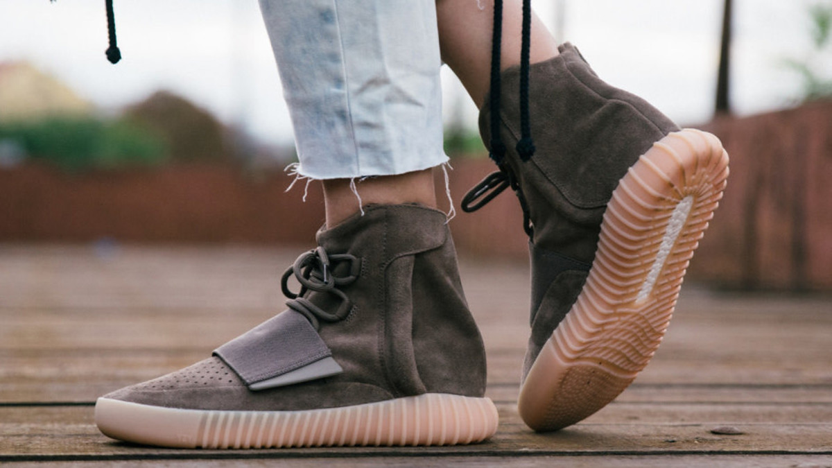 See What Chocolate Adidas Yeezy 750 Boosts Look Like On