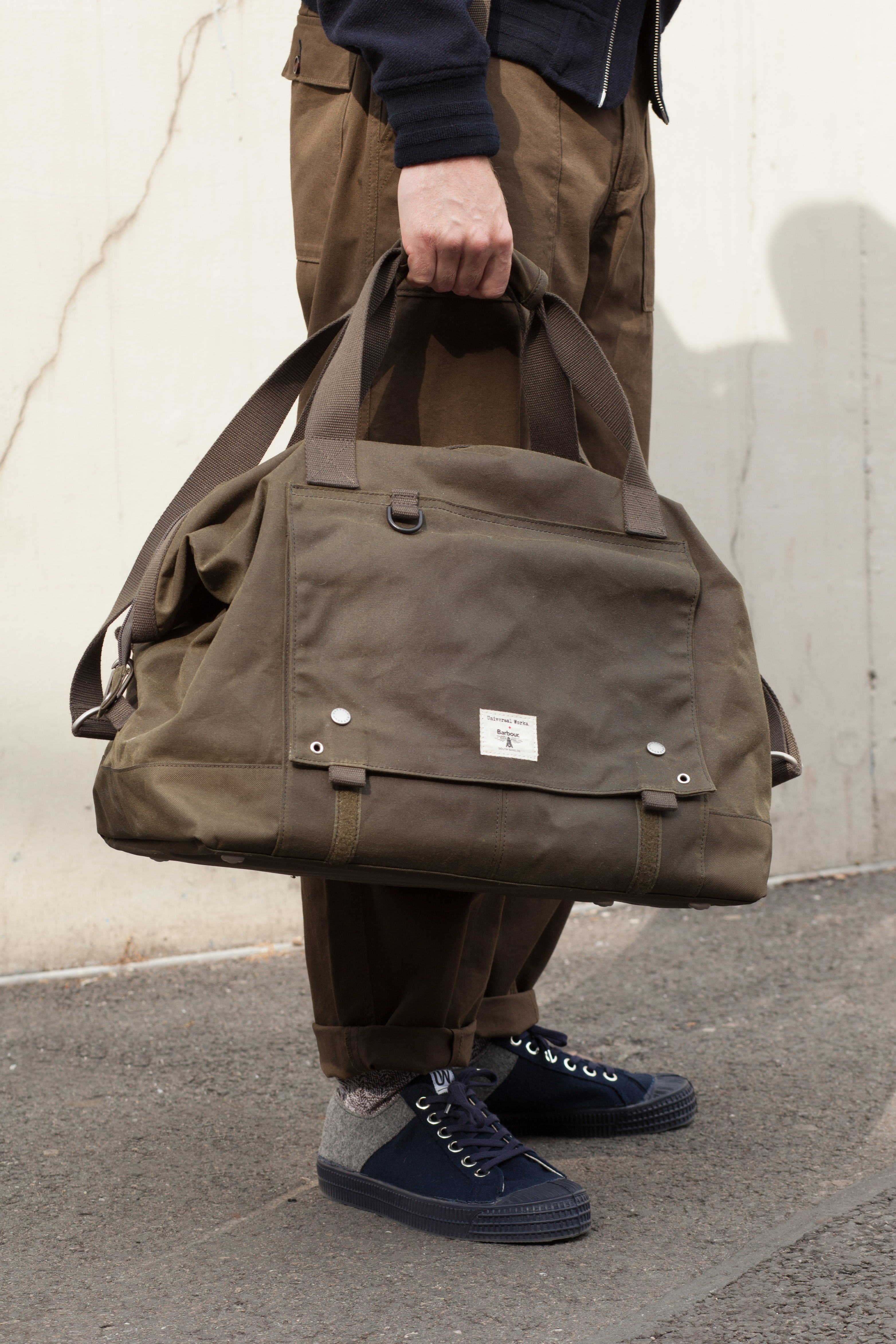 激レア！2016 barbour×Universal Works ボストンバッグ - メルカリ