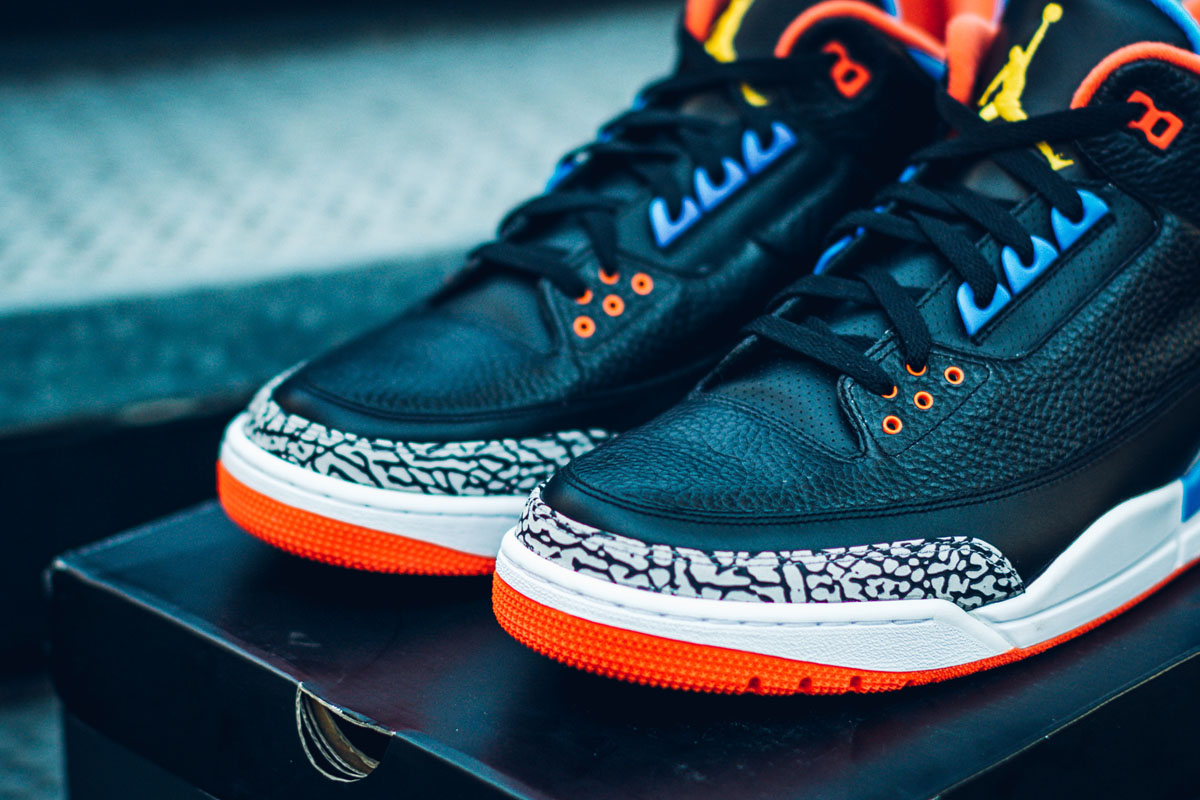 Up Close with Russell Westbrook s OKC Air Jordan 3 Excl