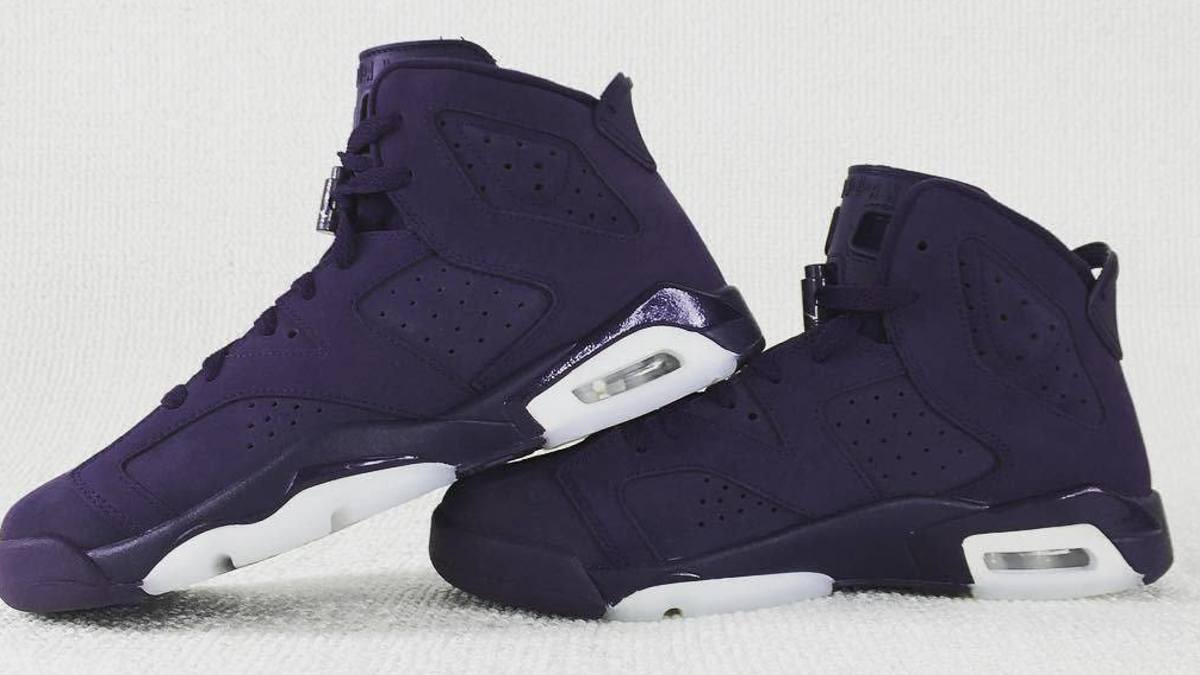 Navy blue suede jordan 6 on sale