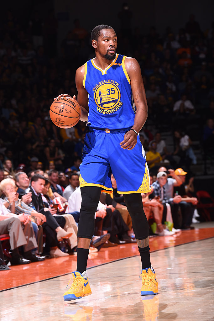 SoleWatch Kevin Durant Wears the Most Golden State KD