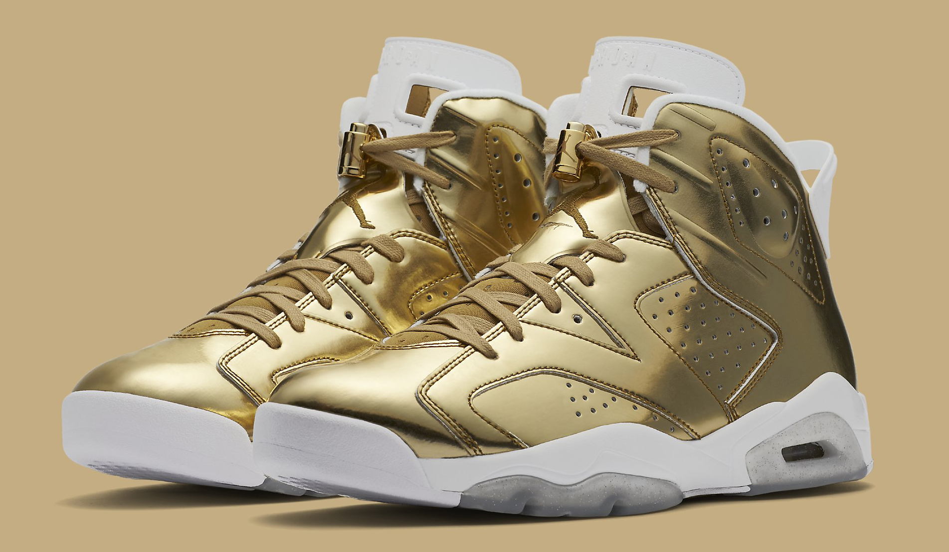 Jordan 6 gold pinnacle on sale