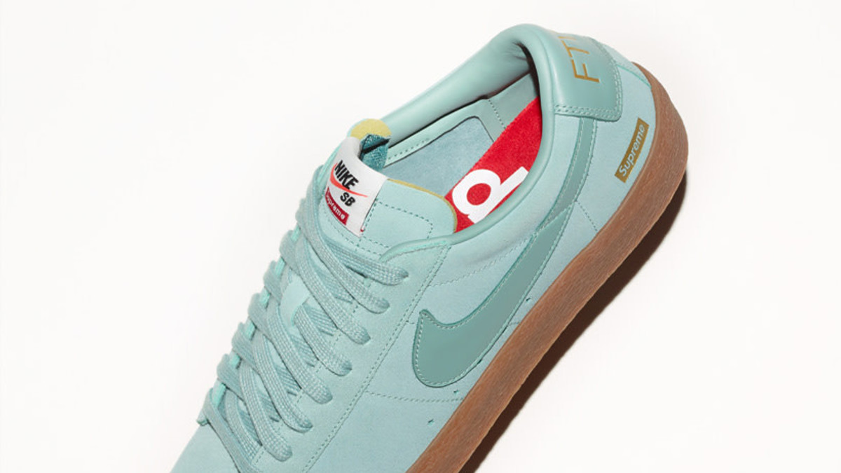 Nike sb blazer low gt supreme canon best sale