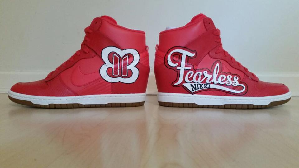 Wwe custom shoes hotsell