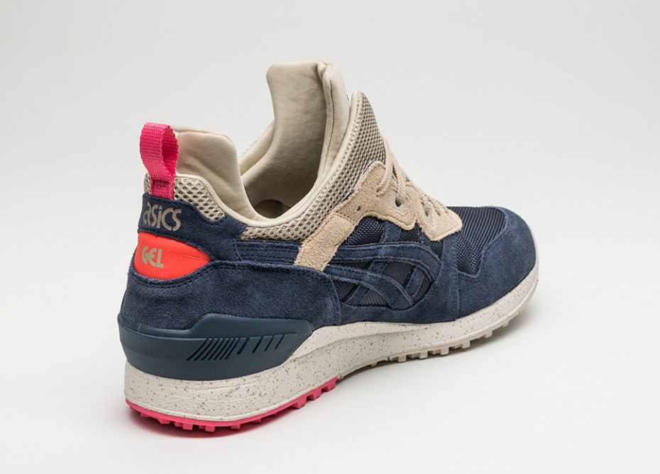 Asics Gel Lyte III Running Shoes H7L0L Mens 14 India Ink Sail Blue Beige Size 14 - Asics Gel Lyte 3 Premium Nubuck for sale online | eBay main image 4