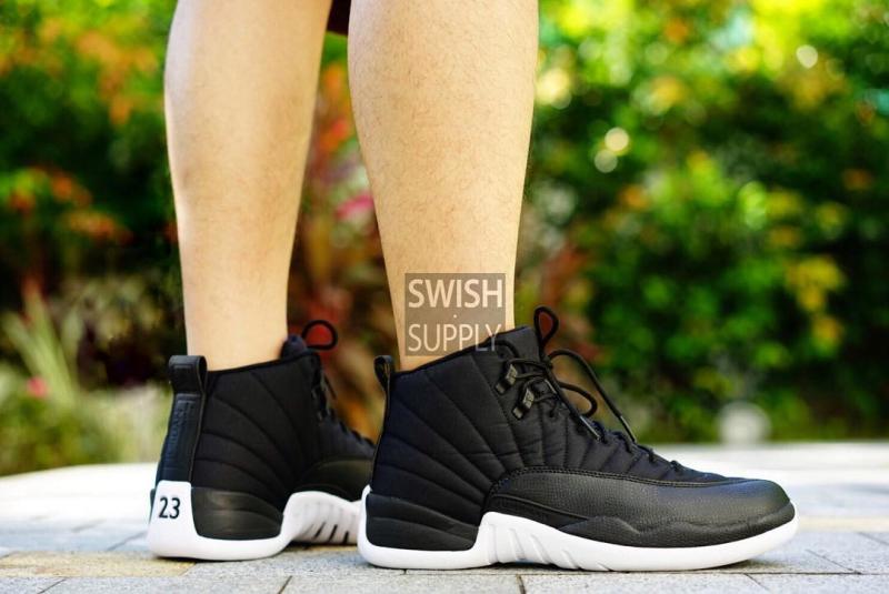 See the Waterproof Air Jordan 12 On Foot