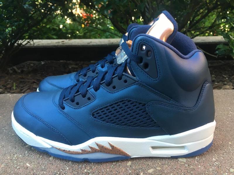 The Best Look at the Bronze Air Jordan 5 Retro Yet