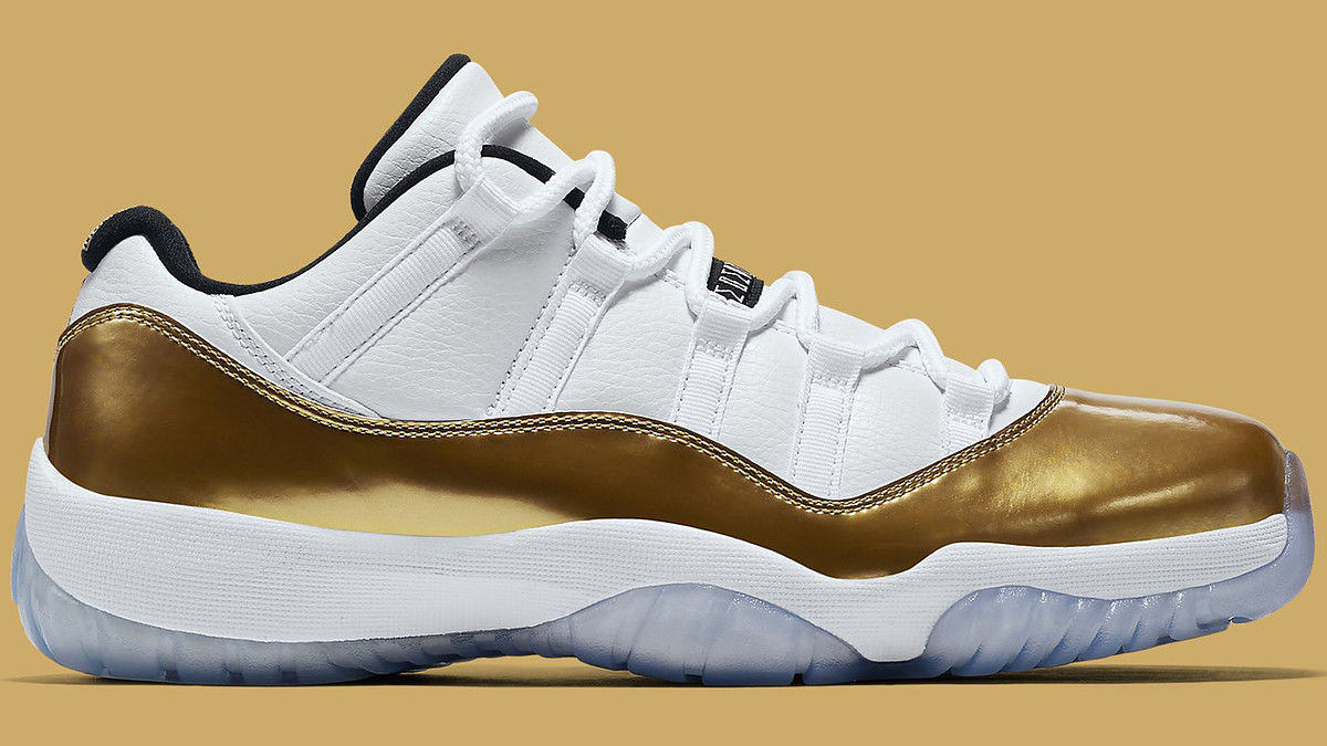 Flashy Gold Air Jordan 11s Are Almost Here