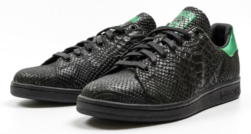 The adidas Stan Smith Gets Covered in Black Snakeskin