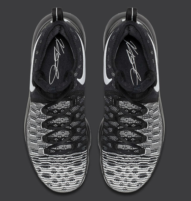 An Official Look at the Nike KD 9 in Black and White