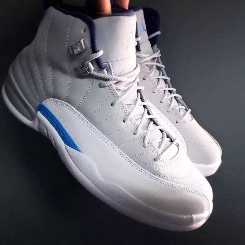 Grey and blue 12s best sale