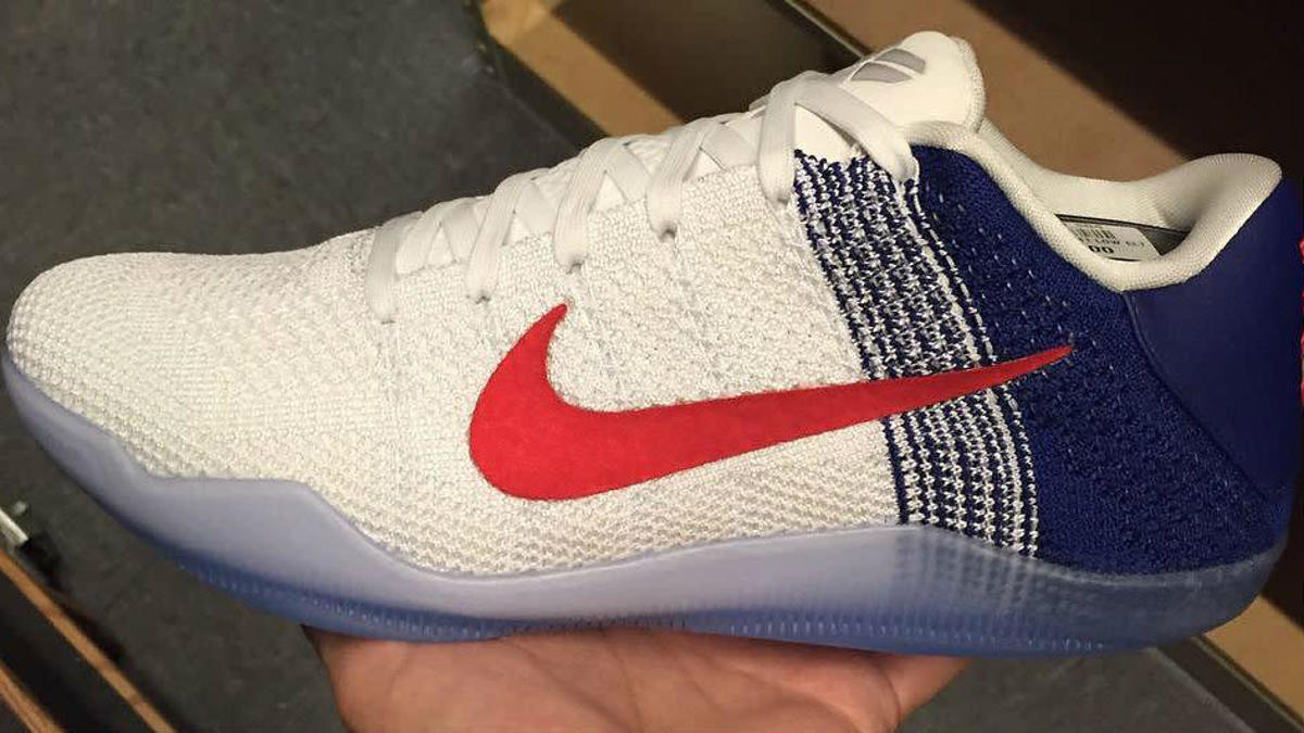 Baskets Nike Kobe 11 Elite USA - Blanc - Taille 44.5 EU (10.5 US) - Neuf Sous Boîte