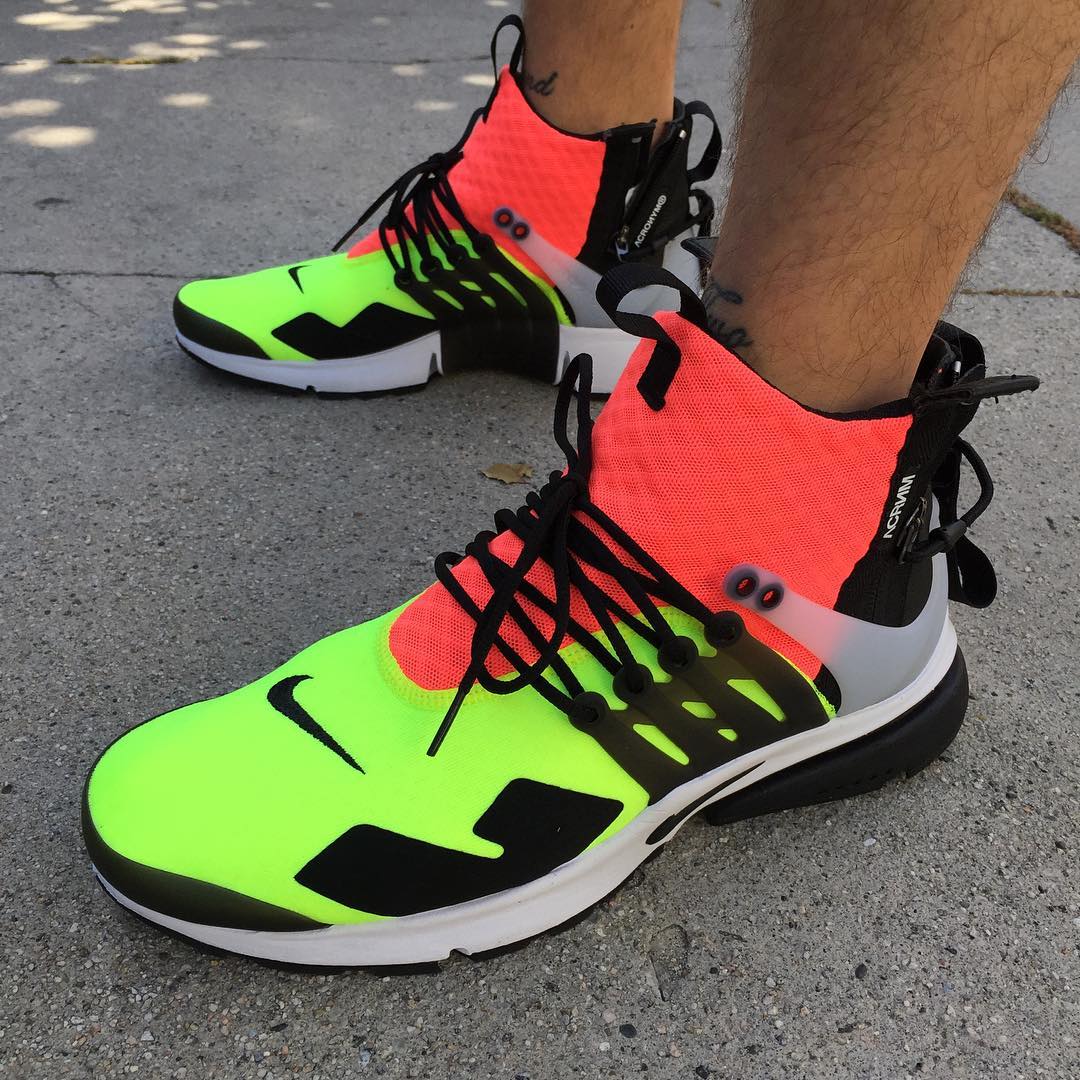 See the ACRONYM x Nike Air Presto On Foot