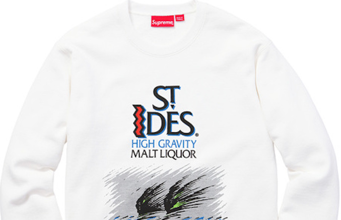 Supreme Quietly Dropped a Collaboration With St. Ides Malt Liquor