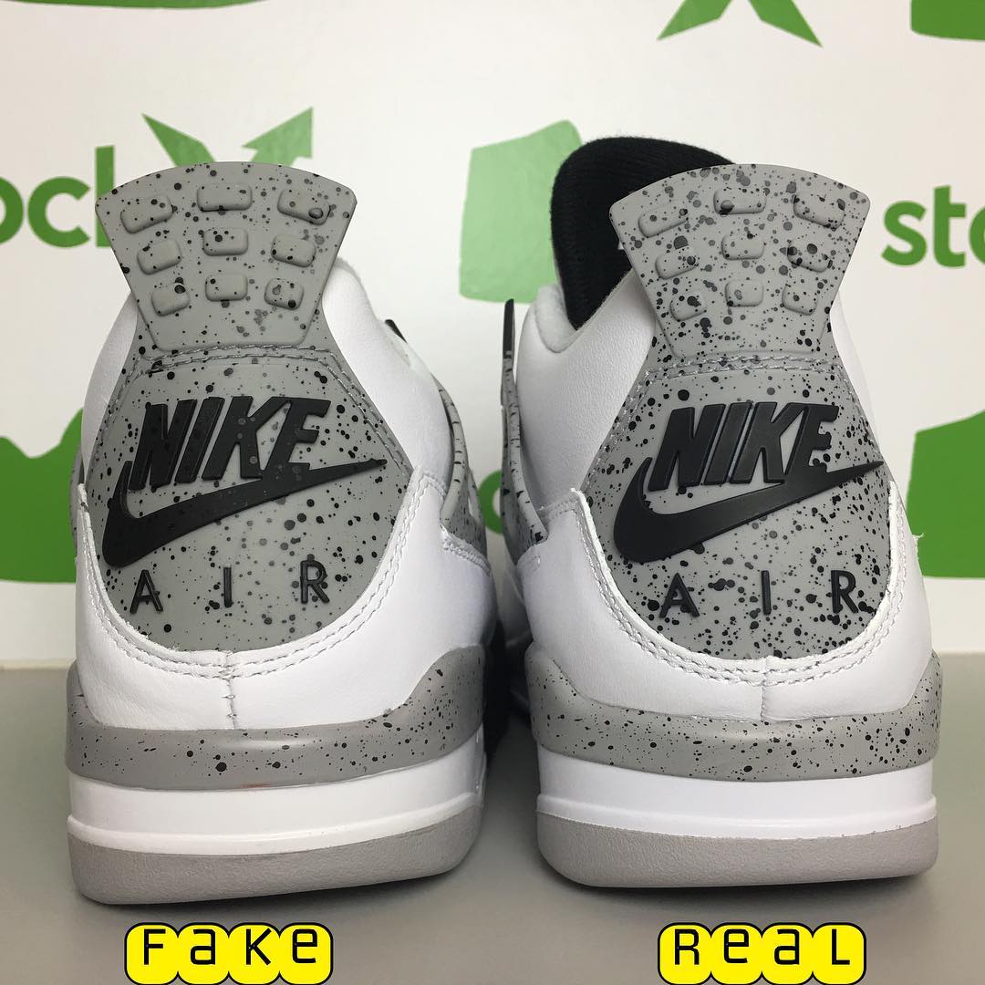 Jordan 4 White Cement 2024 BROKEN HEEL TAB SEE PICS