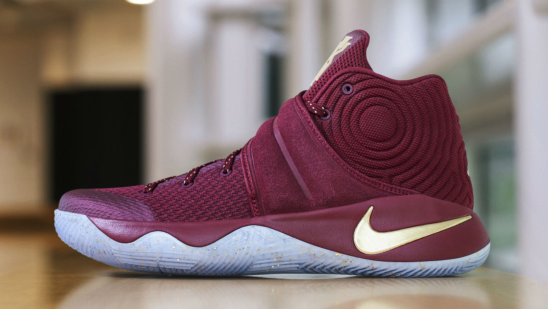 Kyrie Irving Has a Special Red Velvet Nike Kyrie 2 for the Finals