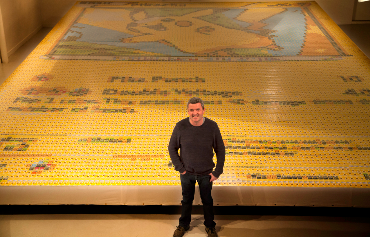 the biggest pokemon card in the world This Artist Made World's out of 12,987 Regular Sized Ones Largest Pokémon Collection - world